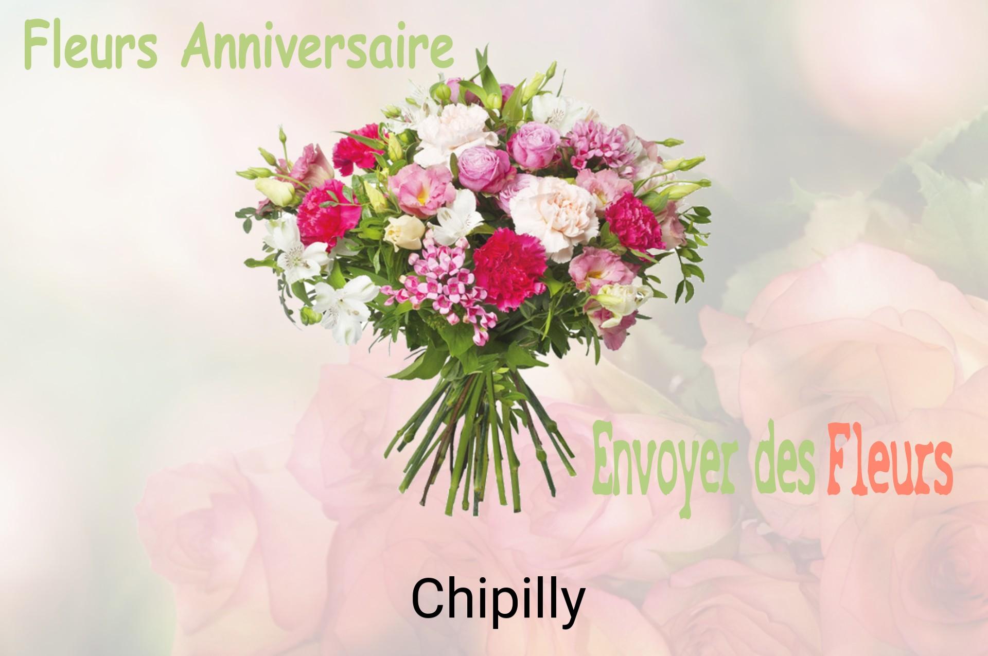 Bouquet de fleurs d’anniversaire livré à Chipilly